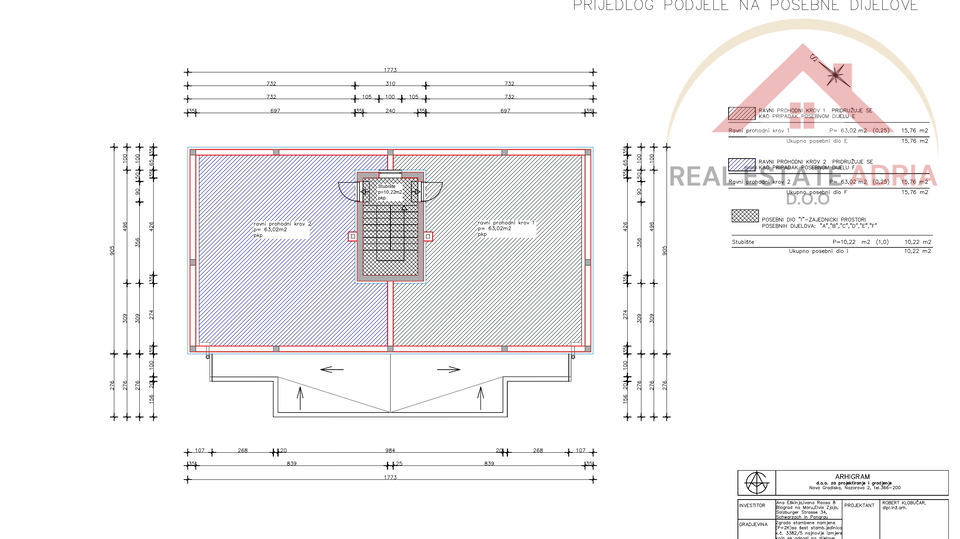 PENTHOUSE-Wohnung zum Verkauf mit Meerblick und Dachterrasse in Turnje, in der Nähe von Biograd na Moru, Gespanschaft Zadar